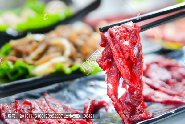 潮汕火鍋牛肉,鮮牛肉