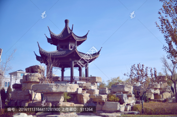 古建筑,亭子