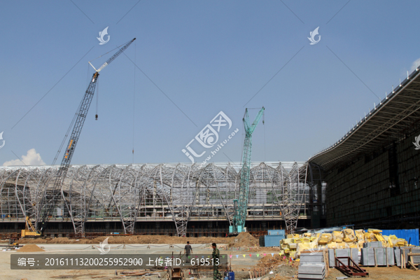 沈陽(yáng)機(jī)場(chǎng)T3航站樓,建設(shè)工地
