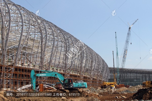 沈陽機場T3航站樓,建設工地