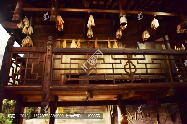 湖北恩施土家族吊腳樓建筑模型