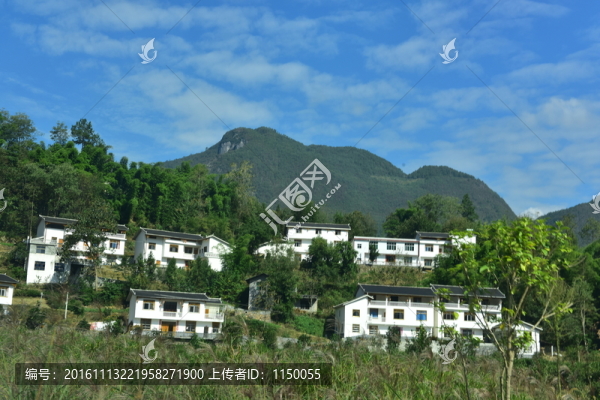 湖北恩施市麂子渡村落風光風景