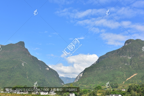湖北恩施市麂子渡村落風(fēng)光風(fēng)景