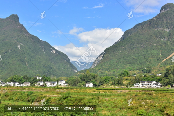 湖北恩施市麂子渡村落風(fēng)光風(fēng)景