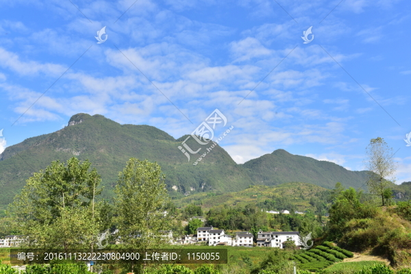 湖北恩施市麂子渡村落風(fēng)光風(fēng)景
