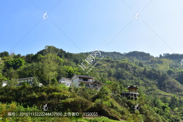 湖北恩施市麂子渡村落風(fēng)光風(fēng)景