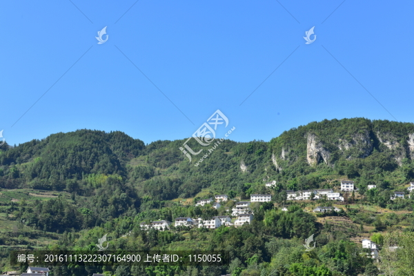 湖北恩施市麂子渡村落風(fēng)光風(fēng)景