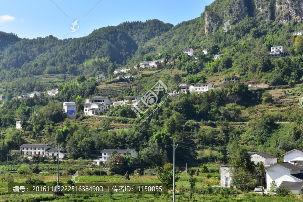 湖北恩施市麂子渡村落風(fēng)光風(fēng)景
