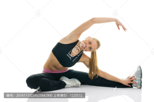 年輕女性做核心延伸