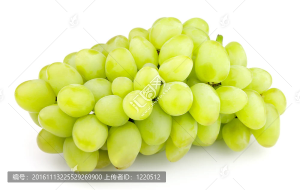 鮮綠色的葡萄