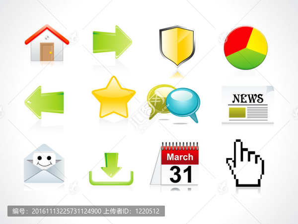 抽象網(wǎng)頁圖標集