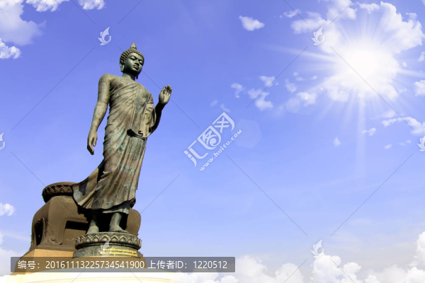 行走如來佛祖形象；泰國