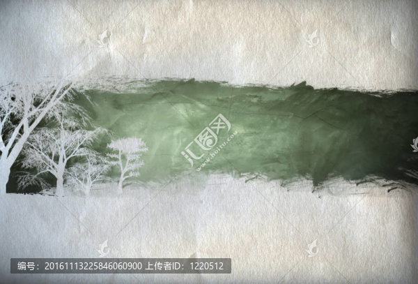 老垃圾仿古紙紋理樹