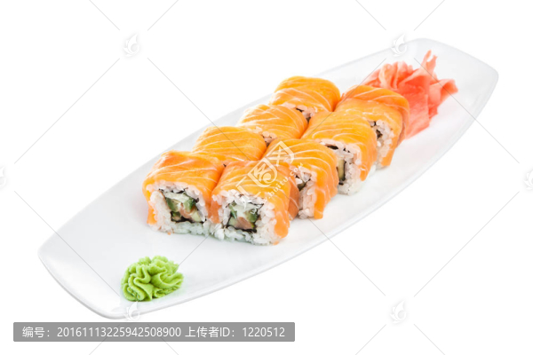 粟實(shí)（卷鰻魚真希syake）在白色背景