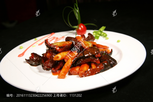 蔥燒山藥烏參