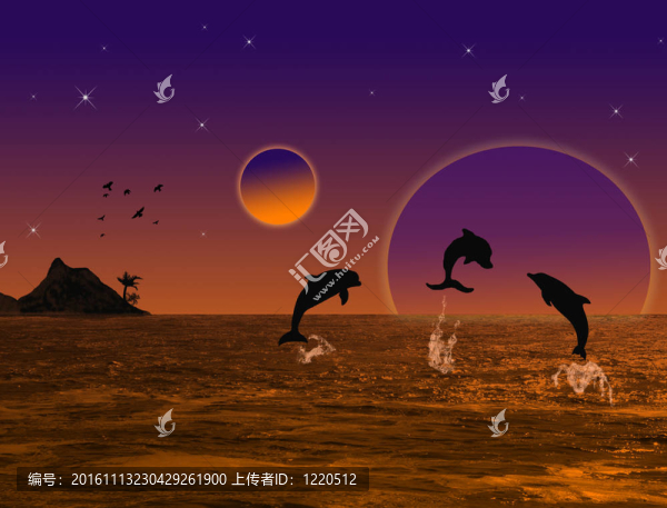 日落美麗的風(fēng)景