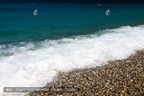 薩摩斯島希臘海灘；