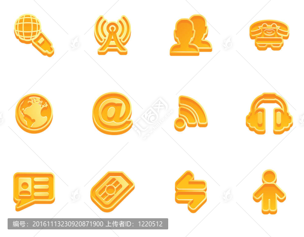 通信圖標(biāo)集