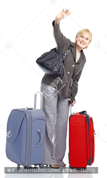 成熟的旅游的女人