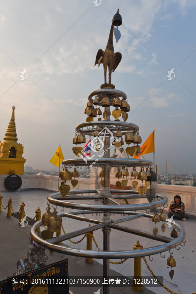 金山寺（Wat,Sakate）；曼谷；泰國(guó)