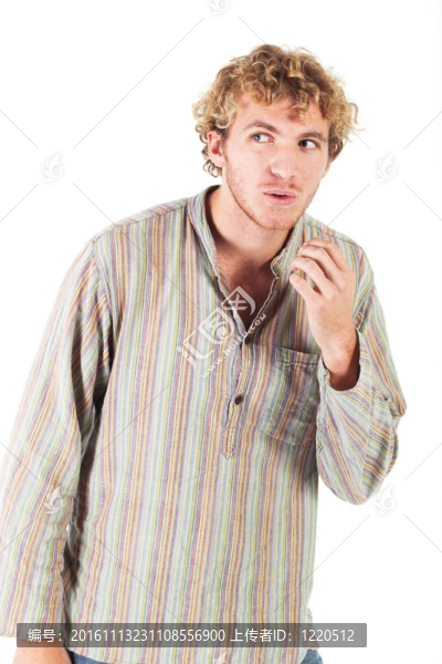 金發(fā)的年輕人