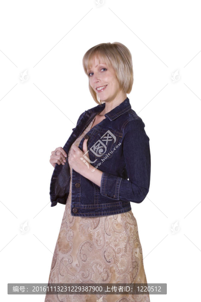 美麗的女孩站起來