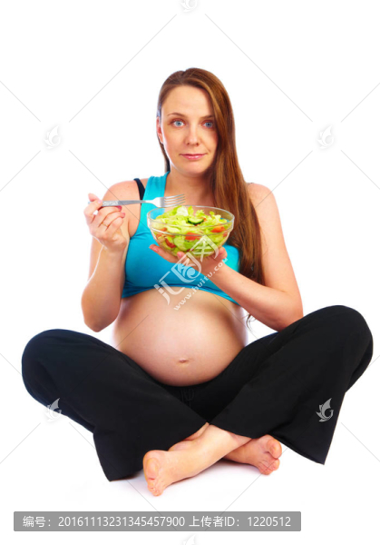 懷孕的女孩
