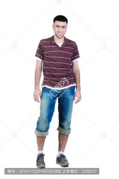開朗的少年微笑。