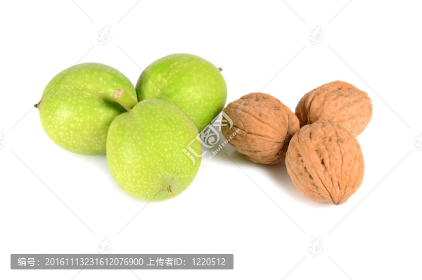 綠色的核桃