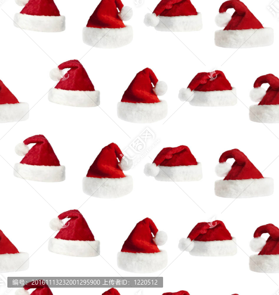 無(wú)縫Santa帽背景