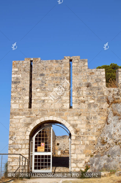 圣George,castle在Kefalonia