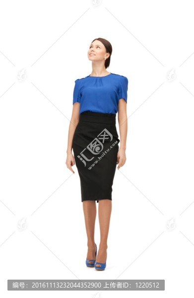 幸福和微笑的女人