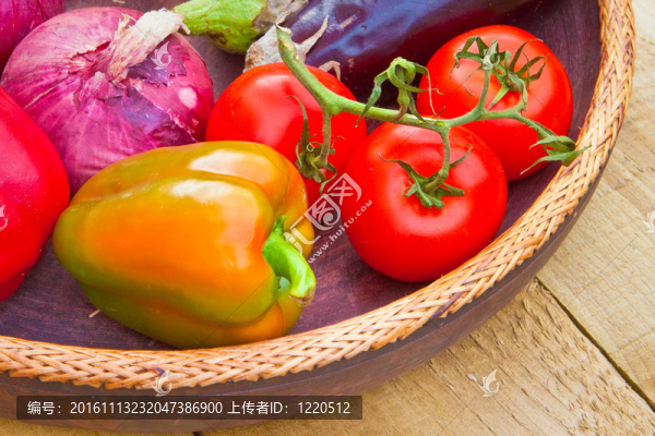 收獲的蔬菜