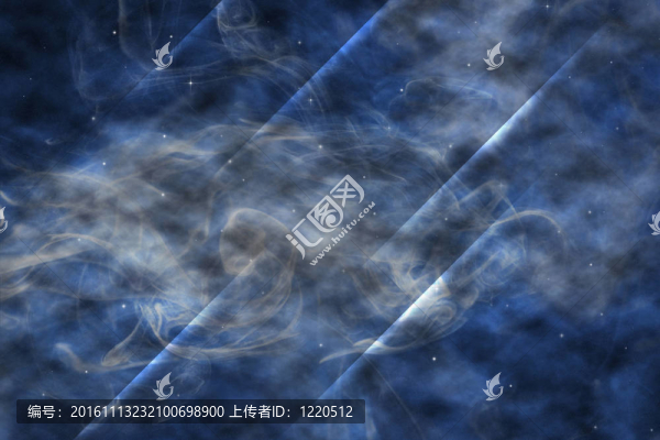 藍色抽象煙霧背景