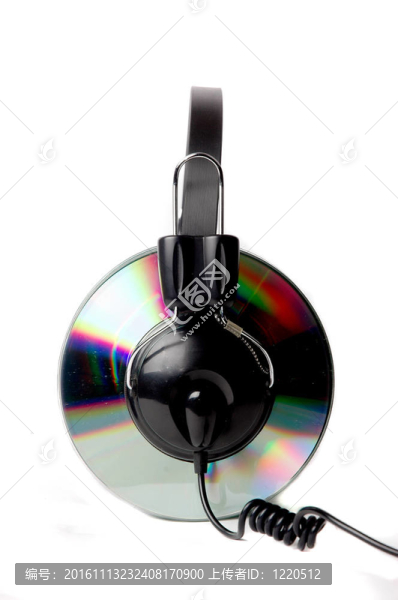 帶耳機(jī)鉗位的光盤