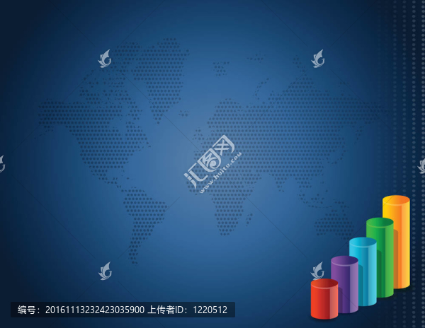 具有創(chuàng)意條形圖的背景