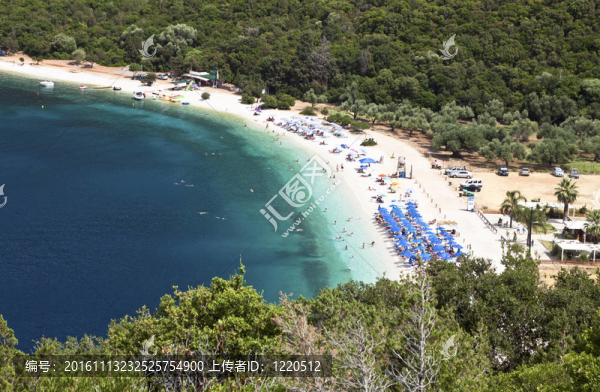 Kefalonia島antisamos海灘