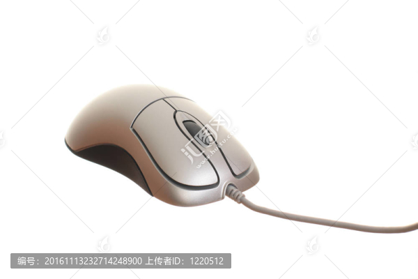 白色背景下的電腦鼠標(biāo)