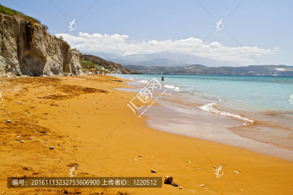 正品lakkos海灘在Kefalonia島