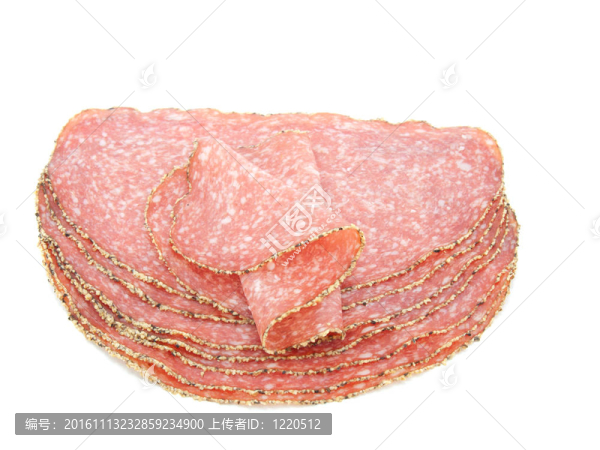 辣椒意大利臘腸香腸。（熏意大利辣味香腸）