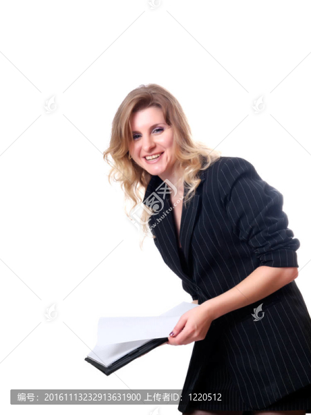 年輕漂亮的女商人