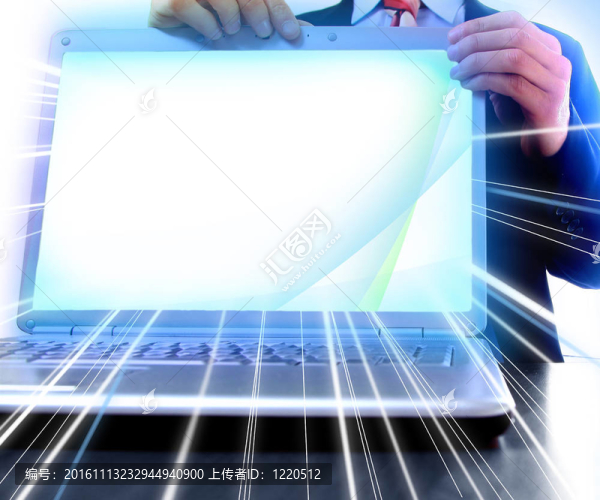 筆記本電腦的空白屏幕有用的組成
