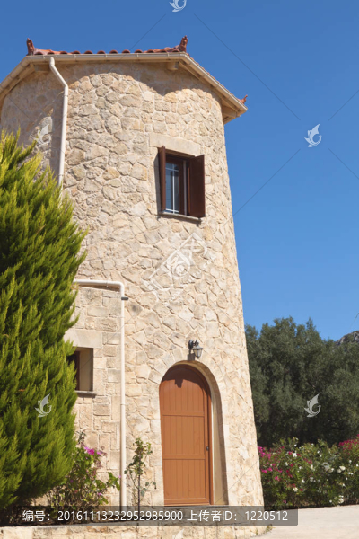 傳統(tǒng)的towerhouse位于Kefalonia