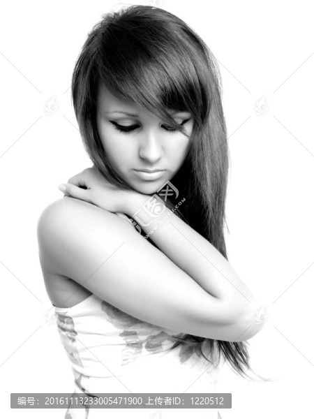 一個(gè)悲傷的女人的肖像