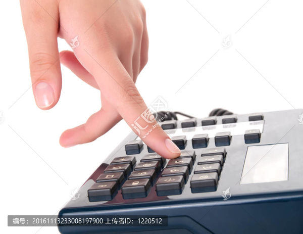 手指按電話上的數(shù)字