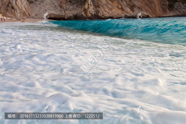 mirtos海灘在希臘的Kefalonia島