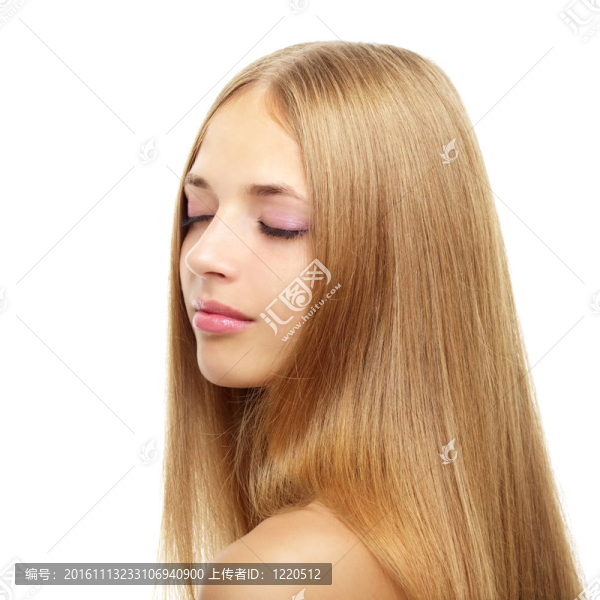 長頭發(fā)的漂亮女孩