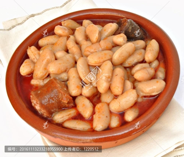 典型的Asturian菜