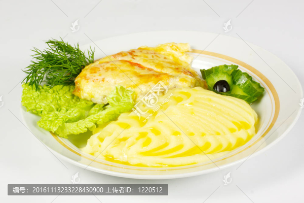 火腿和芝士土豆
