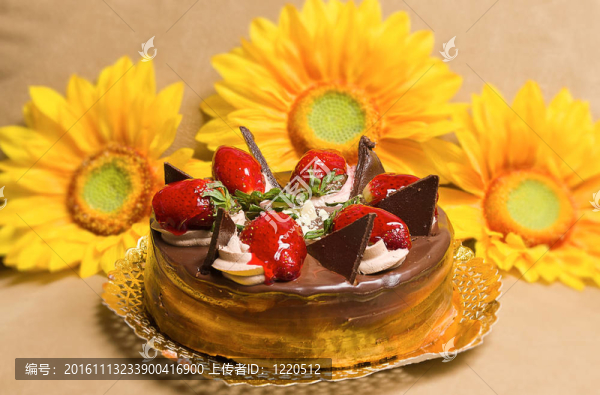 蛋糕和草莓
